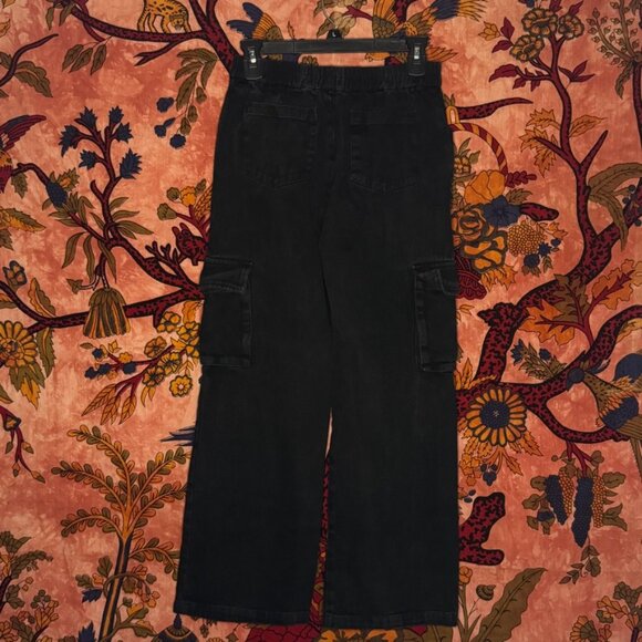 Black Cargo Pants - Picture 2 of 4